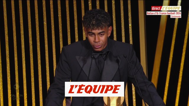 Lamine Yamal remporte le Trophée Kopa - Foot - Ballon d'Or