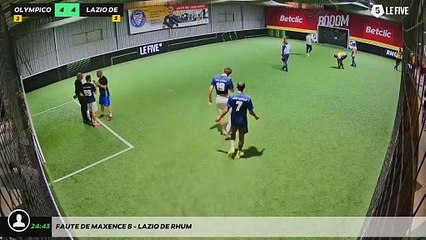 Faute de Maxence B - Lazio De Rhum