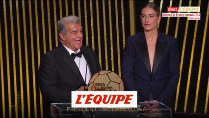 le FC Barcelone sacré club féminin de l'année  - Foot - Ballon d'Or (F)