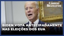 Biden vota antecipadamente nas eleições presidenciais dos EUA