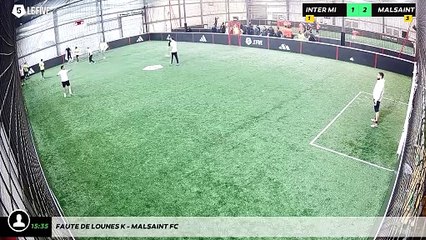 Faute de Lounes K - Malsaint FC