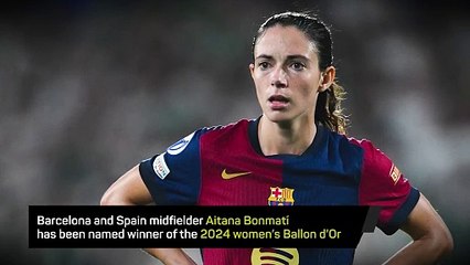 Breaking News - Aitana Bonmati wins 2024 Ballon d'Or