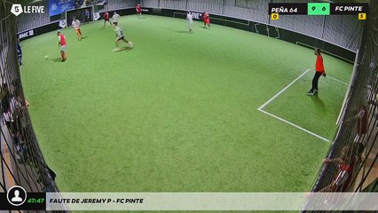 Faute de Jeremy P - Fc Pinte