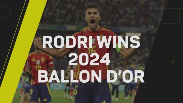 Breaking News - Rodri wins 2024 Ballon d'Or