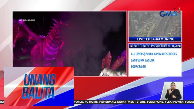 Winter light show ng isang zoo, pinailawan gamit ang 23,000 LED bulbs | Unang Balita