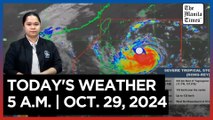 Today's Weather, 5 A.M. | Oct. 29, 2024