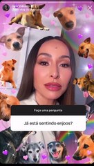 Grávida pela segunda vez, Sabrina Sato comenta sintomas: "Apenas"