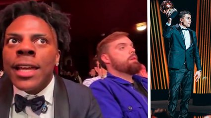 Balón de Oro: Así fue la reacción de IShowSpeed e Ibai al nombremiento de Rodri como ganador
