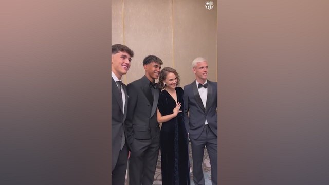 Natalie Portman's video prank on Real Madrid with Lamine Yamal at Ballon d'Or
