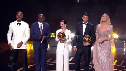 Aitana Bonmatí y Rodri Hernández, los ganadores del Balón de Oro 2024