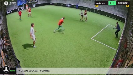 Faute de Lucas M - Fc Pinte