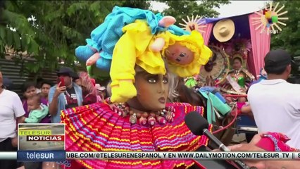 En Nicaragua ciudad de Masaya, celebra la tradición torovenado