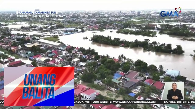 Bahang idinulot ng Bagyong Kristine, hindi kinaya ng Bicol River Basin Dev't Program | Unang Balita