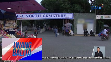 Bentahan ng bulaklak sa Manila North Cemetery, lumalakas na | Unang Balita