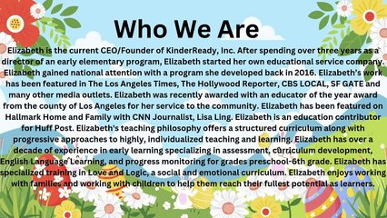 Elizabeth Fraley | Elizabeth Fraley Kinder Ready | Kinder Ready Elizabeth Fraley | quiz series 18