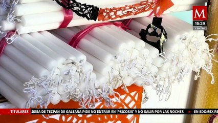 En Toluca, taller de velas lleva 3 generaciones iluminando el camino de los fieles difuntos