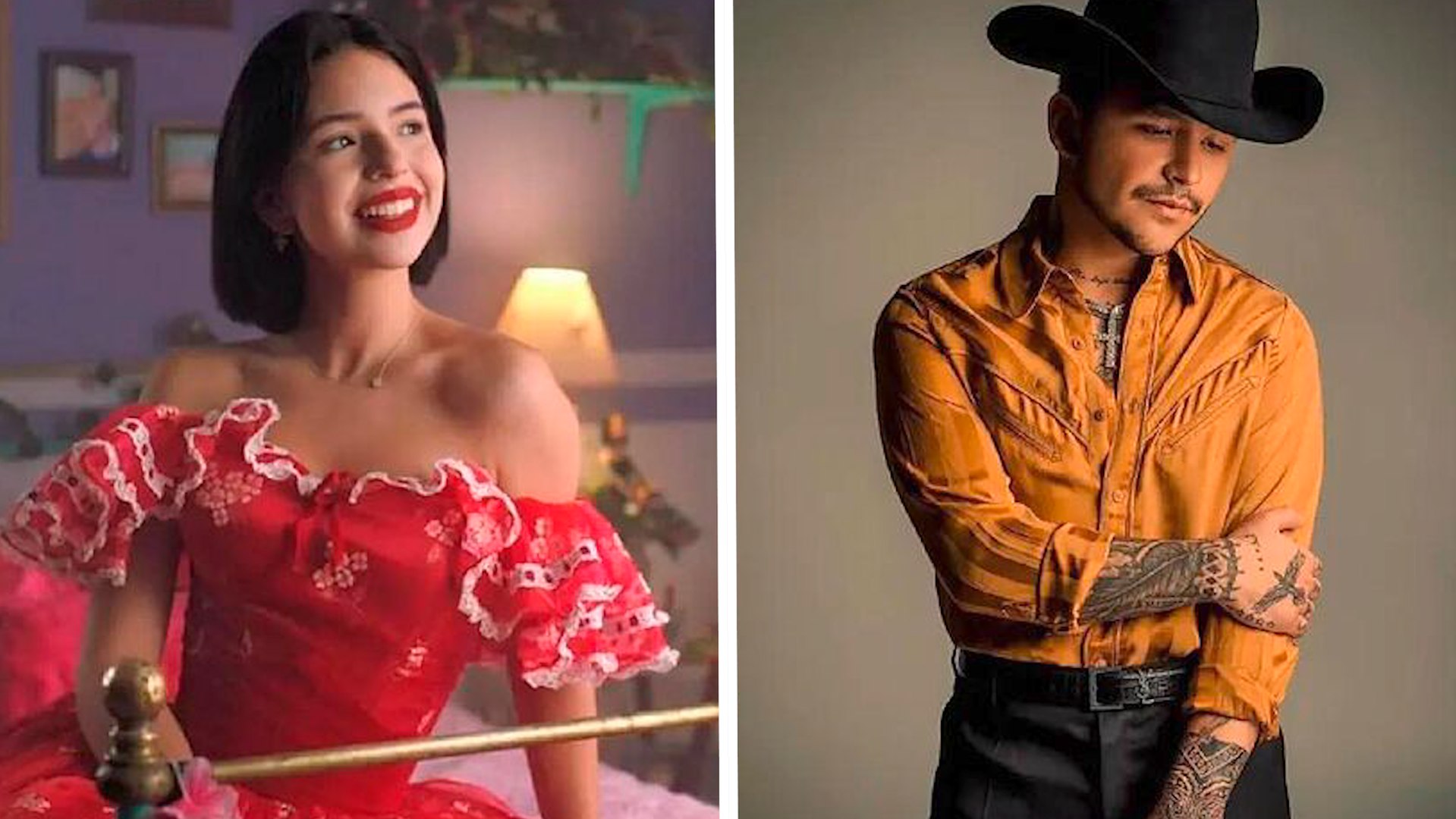 Christian Nodal se viraliza tras mostrar cara de enfado despus de un beso de su esposa, ngela Aguilar