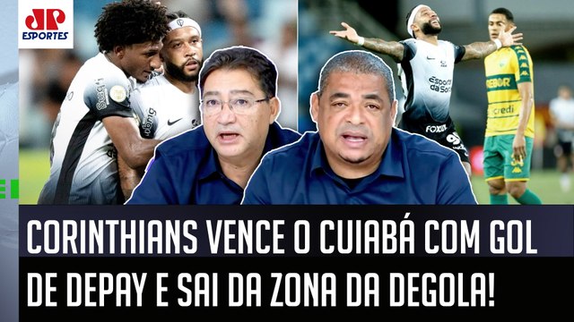O Corinthians SAIU DA ZONA DE REBAIXAMENTO! O Depay JOGOU MUITO e essa VITÓRIA contra o Cuiabá...