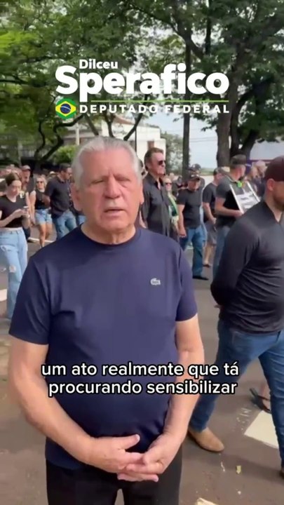 Deputado Sperafico - Manifestação Guaíra