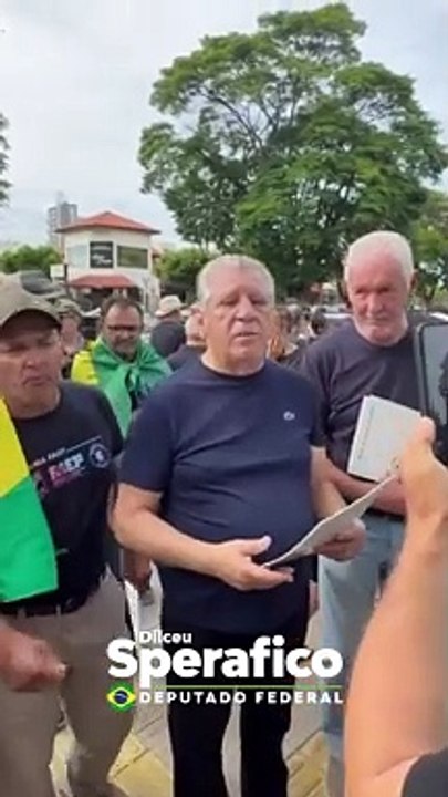 Deputado Sperafico participa em Guaíra de manifestação contra invasões de terra