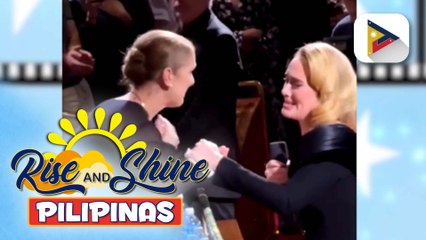 TALK BIZ | Adele at Celine Dion, nagkaroon ng touching moment sa concert ni Adele sa Las Vegas!