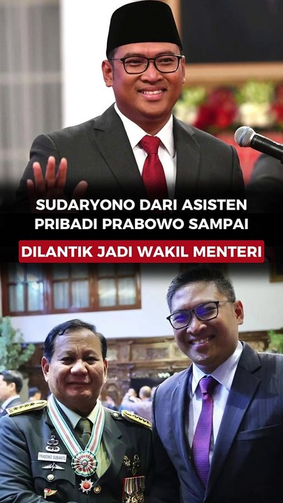 Sudaryono dari Asisten Pribadi Prabowo sampai Dilantik Jadi wakil Menteri