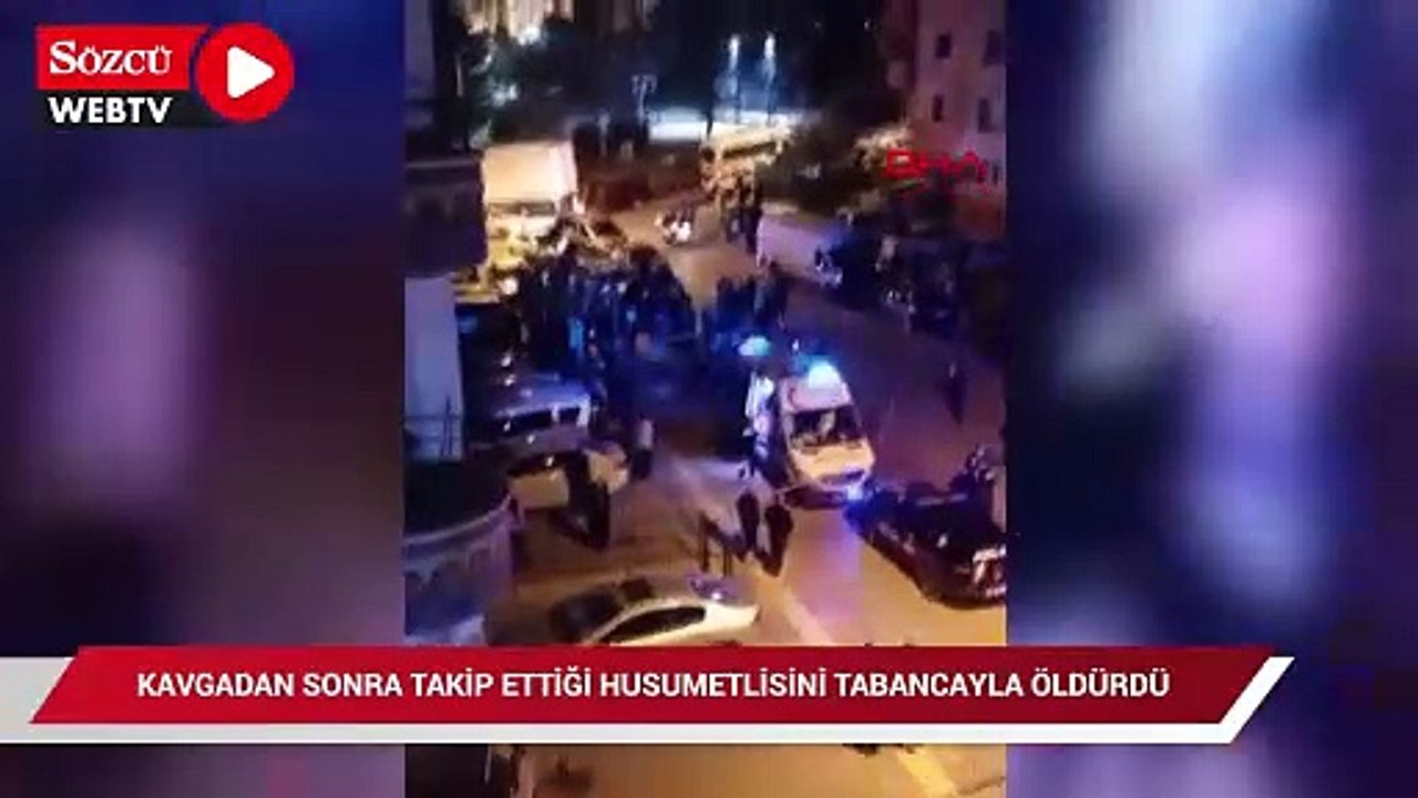 Kavgadan sonra takip ettiği husumetlisini tabancayla öldürdü