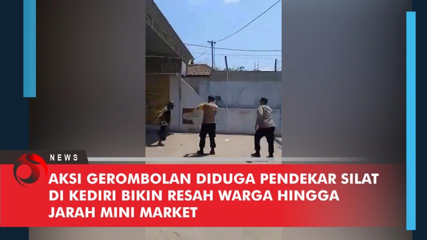 Aksi Gerombolan Diduga Pendekar Silat di Kediri Bikin Resah Warga hingga Jarah Mini Market