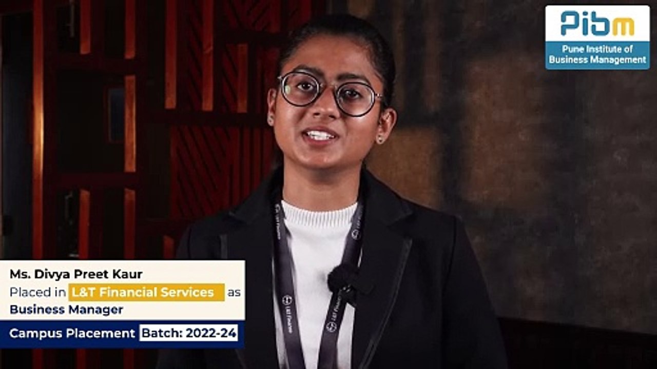 PIBM's MBA & PGDM Placements Triumph Divya's Inspiring Success Story