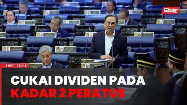 Cukai dividen pada kadar dua peratus ambil kira rayuan PMKS - PM