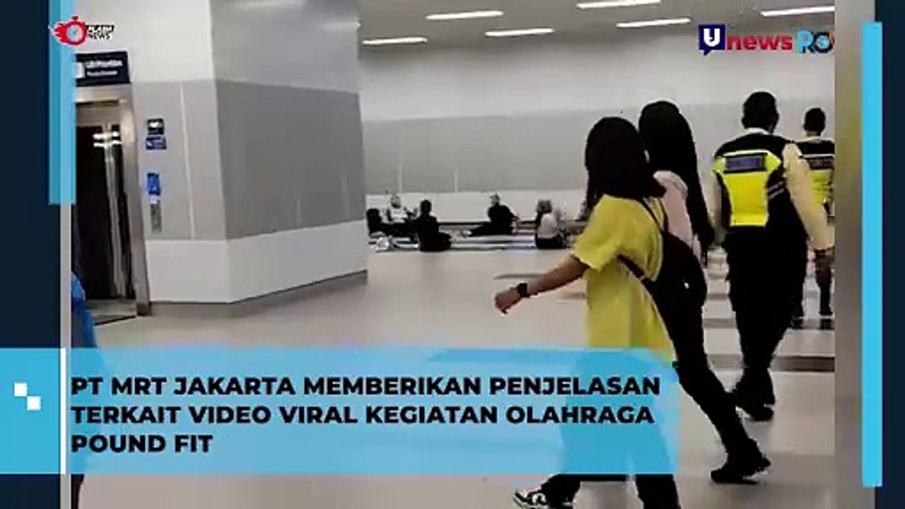 PT MRT Jakarta Memberikan Penjelasan Terkait Video Viral Kegiatan Olahraga Pound Fit