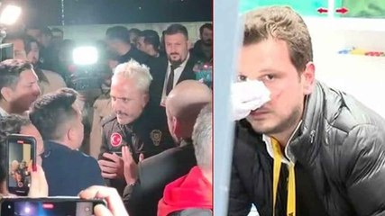 Derbi sonrası spor muhabirine yumruk atan şüpheli gözaltına alındı