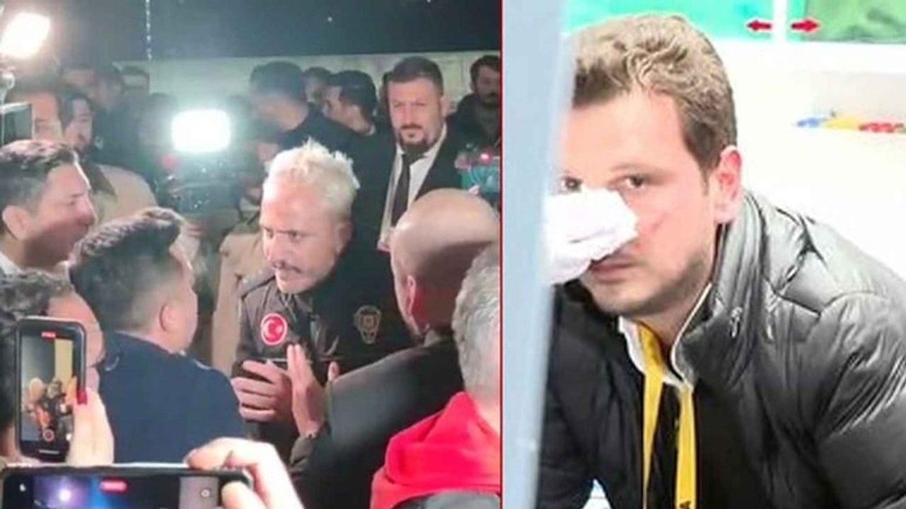 Derbi sonrası spor muhabirine yumruk atan şüpheli gözaltına alındı
