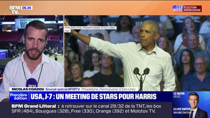 Barack Obama, Bruce Springsteen, John Legend... Pluie de stars au meeting de Kamala Harris en Pennsylvanie