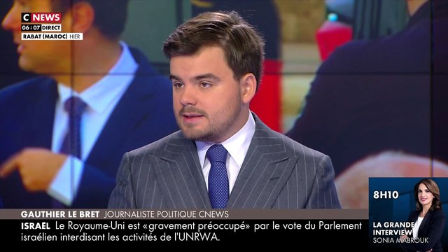 Visite Emmanuel Macron au Maroc : CNews révèle la présence très gênante de l'humoriste contesté Yassine Bellatar (en jogging) parmi les 122 personnes de la délégation officielle