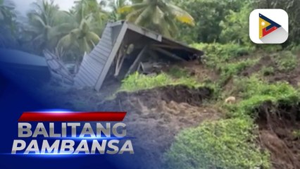 Landslide-prone area sa Brgy. Miti sa Camalig, Albay, nilagyan ng barikada