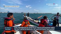 Kapal Penyeberangan Antar Pulau Tenggelam Dihantam Ombak