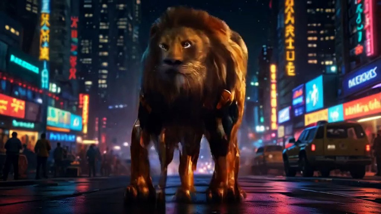 Brave Mighty Courageous Robot Lion King| Please Like and share the video