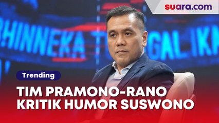 Gegara Singgung Perempuan, Tim Pramono-Rano Kritik Selera Humor Suswono