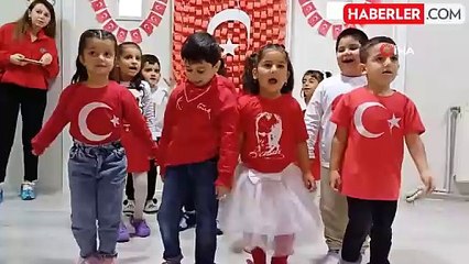 Anaokulu Öğrencilerinden Cumhuriyet Coşkusu