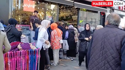 Düzce'de İndirimli Ürünler İçin İzdiham