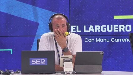 El arranque de Manu Carreño en El Larguero con 'dardo' al Madrid: "Si se habla tanto de valores..."