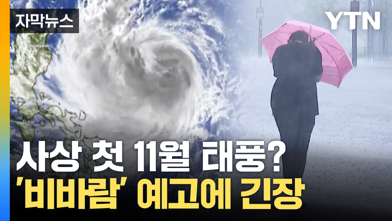[자막뉴스] 한반도에 없었던 11월 태풍...'비바람' 예고에 긴장 / YTN - 동영상 Dailymotion