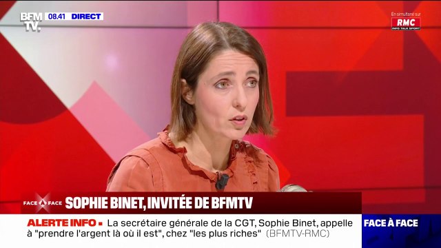 Budget 2025: Sophie Binet (CGT) assure que des mobilisations se construisent