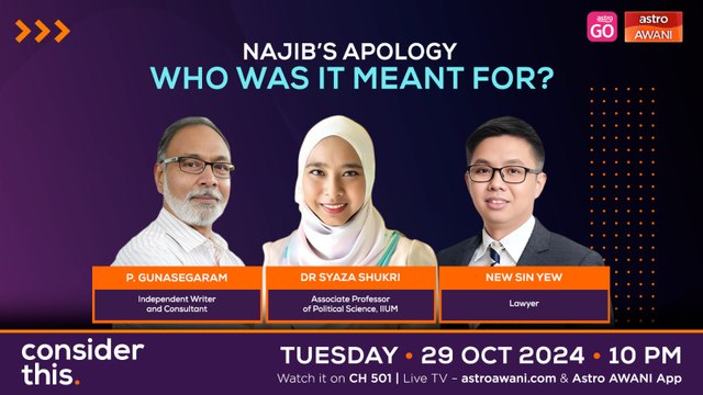 Consider This: Najib’s Apology (Part 3) — Who Was It Meant For?