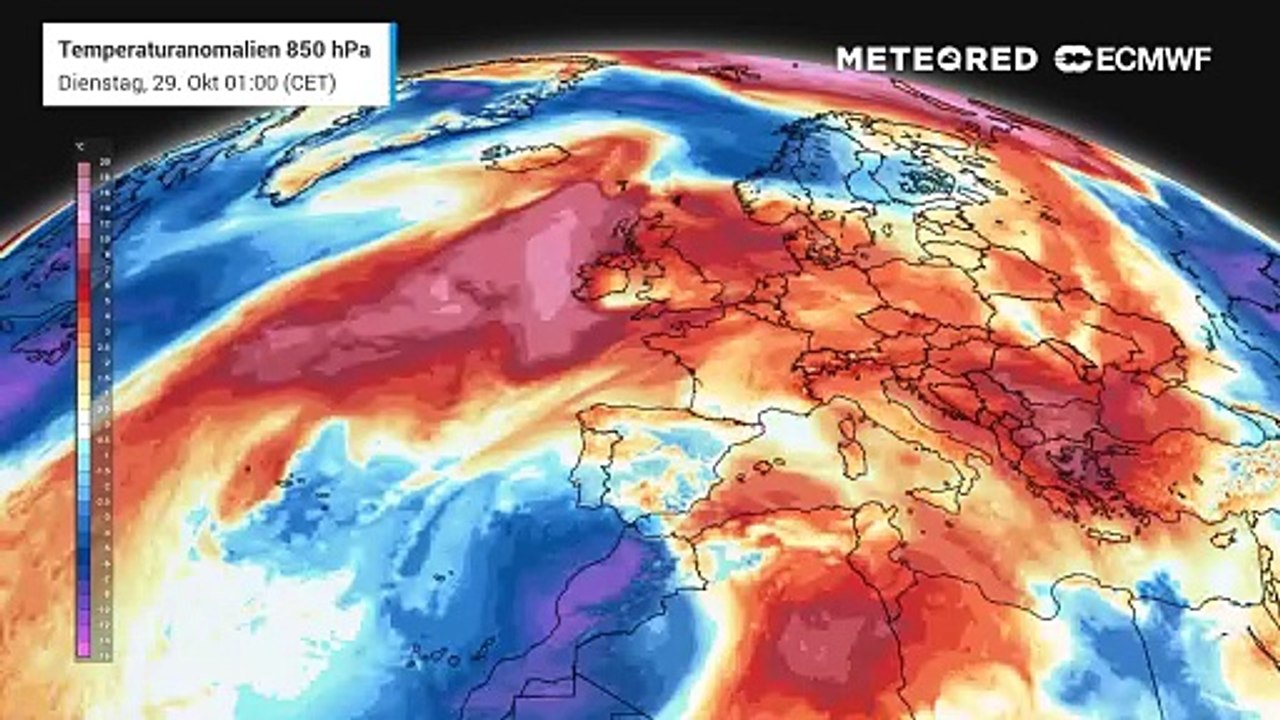 Extrem viel wärmer geht es für die Jahreszeit eigentlich kaum noch - milde Höhenluftmassen haben fast ganz Europa fest im Griff