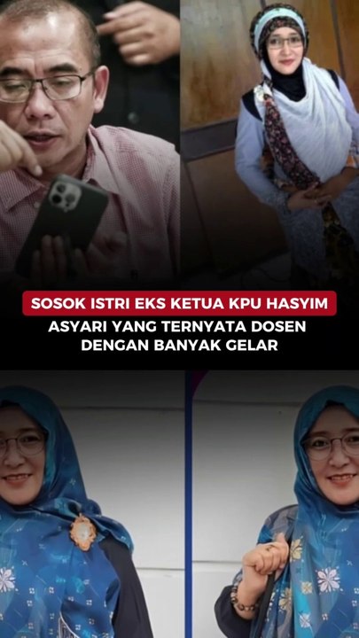 Sosok Istri Eks Ketua KPU Hasyim Asyari yang Ternyata Dosen dengan Banyak Gelar