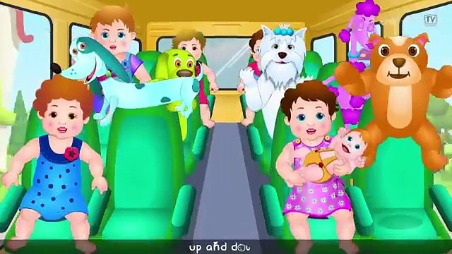 Wheels on the Bus (PART 2) - Popular Nursery Rhymes and Songs for Children