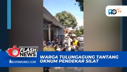 WARGA TULUNGAGUNG TANTANG OKNUM PENDEKAR SILAT SATU LAWAN SATU
