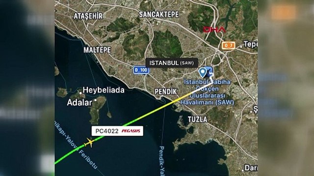 Antalya-İstanbul seferini yapan yolcu uçağına lazer ışıklı taciz